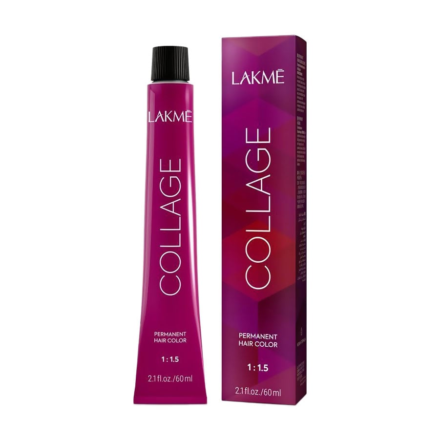 Перманентна фарба для волосся Lakme Collage Creme Hair Color 4/50 Mahogany Medium Brown, 60 мл